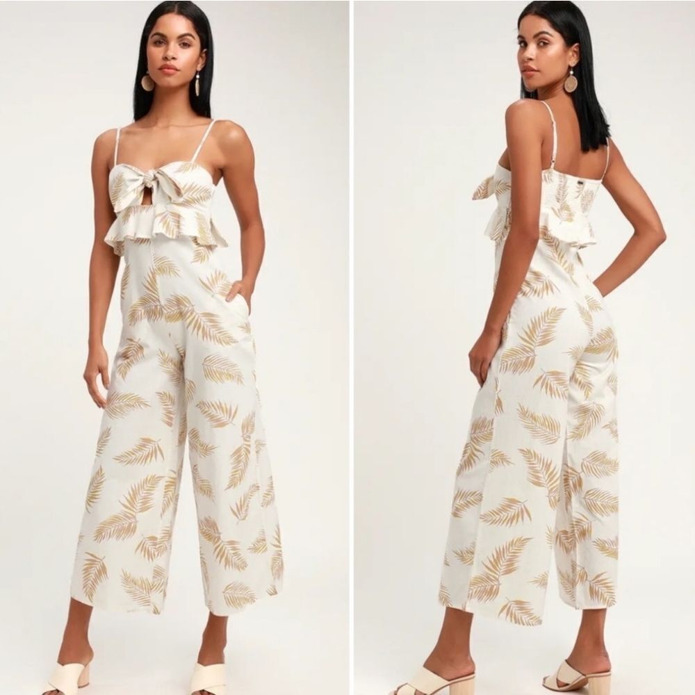 Billabong x Sincerely Jules Twist Flirt Jumpsuit Size Small